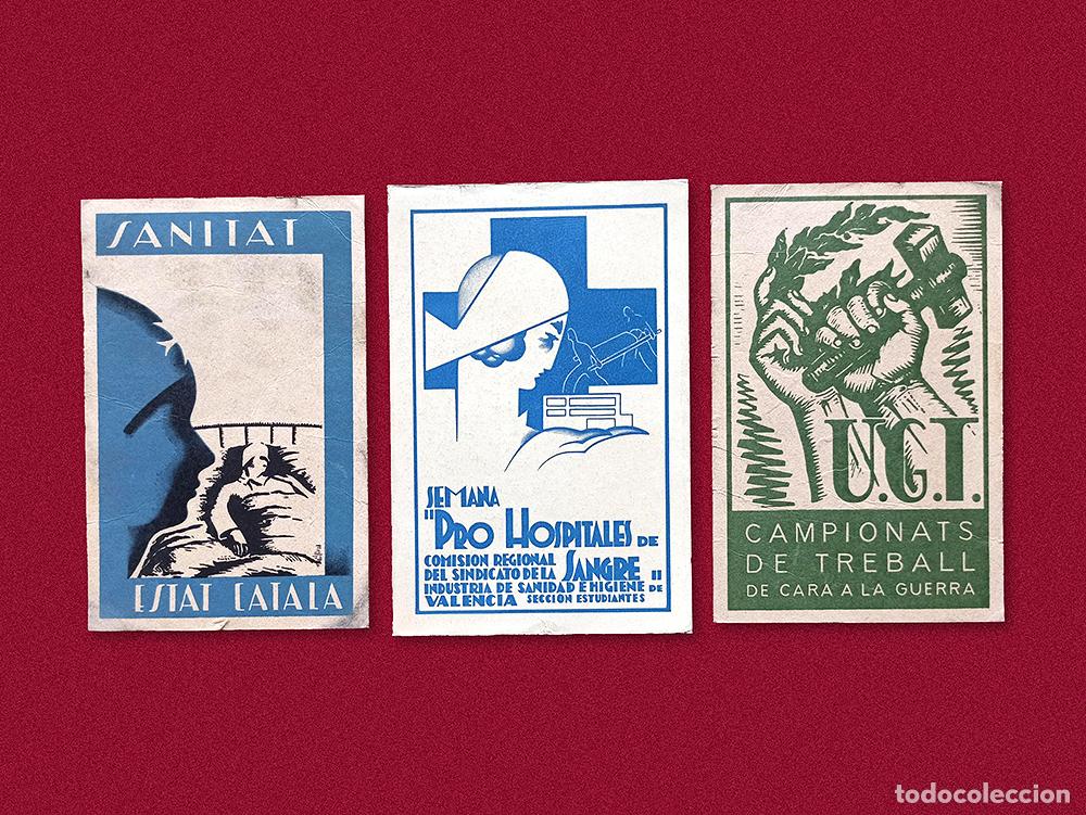 Postales: LOTE 3 POSTALES GUERRA CIVIL