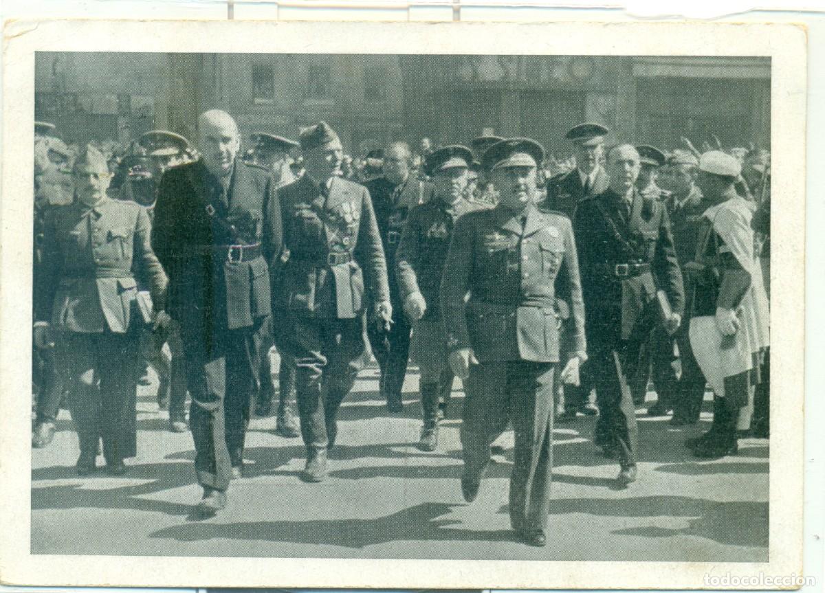 Postales: DESPEDIDA LEGI&Oacute;N C&Oacute;NDOR. MADRID JUNIO 1939. GENERAL FRANCO