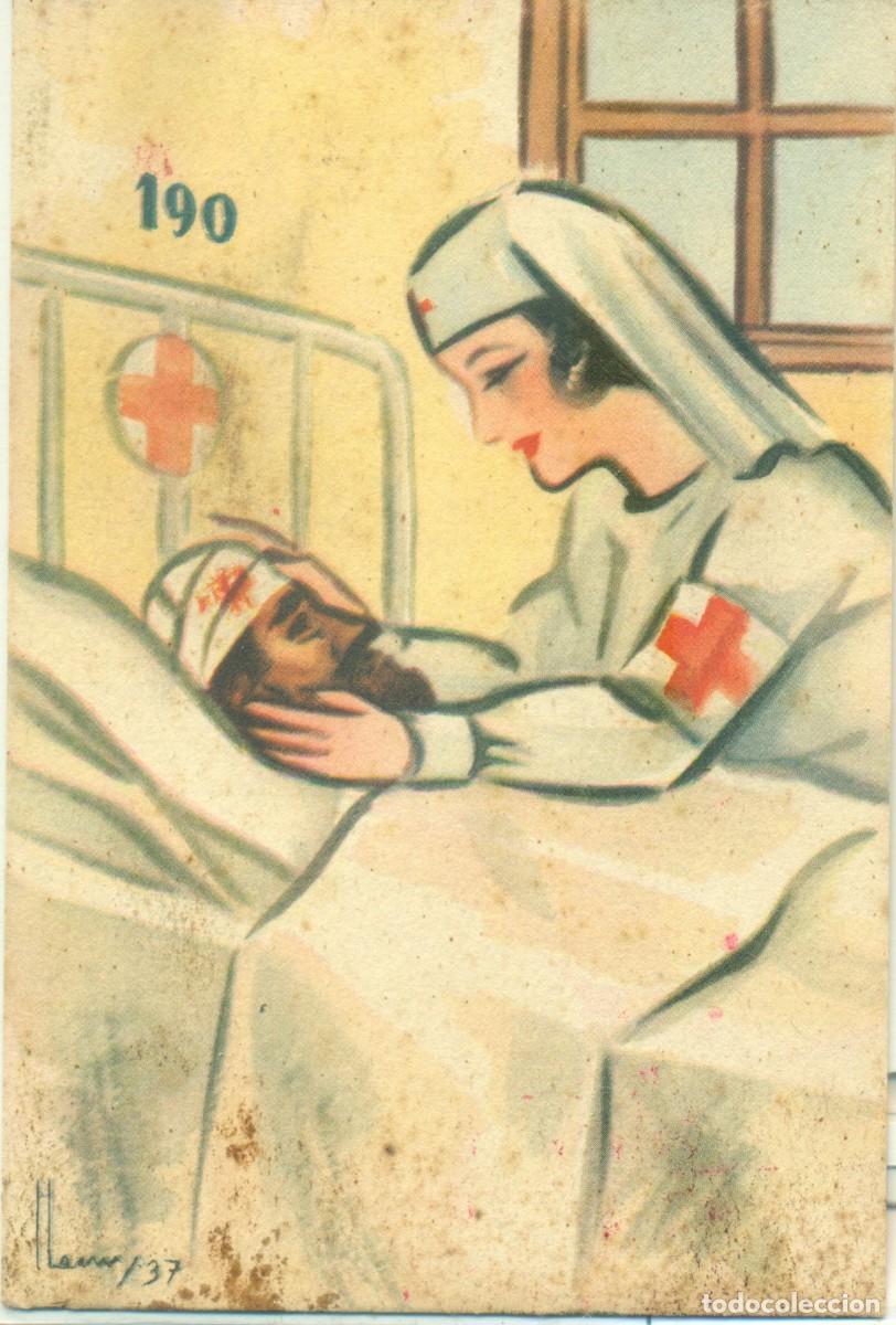 Postales: BARCELONA CRUZ ROJA ESPA&Ntilde;OLA. INSPECTOR REGIONAL. HACIA 1936. RARA.