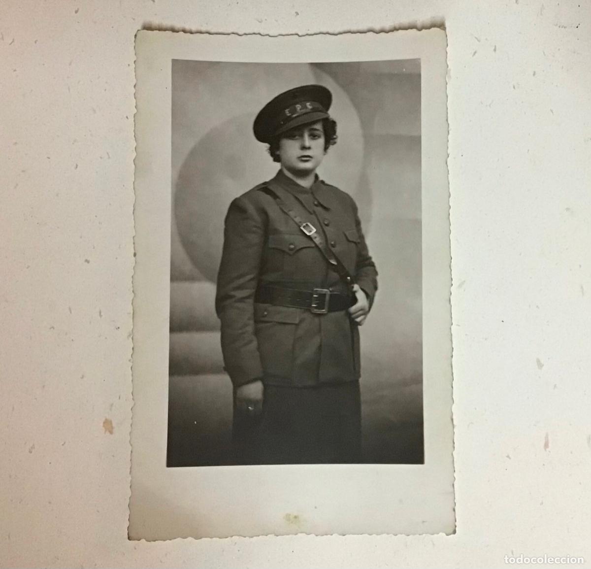 Postales: GUERRA CIVIL, POSTAL FOTOGRAFICA DE CHICA CON UNIFORME