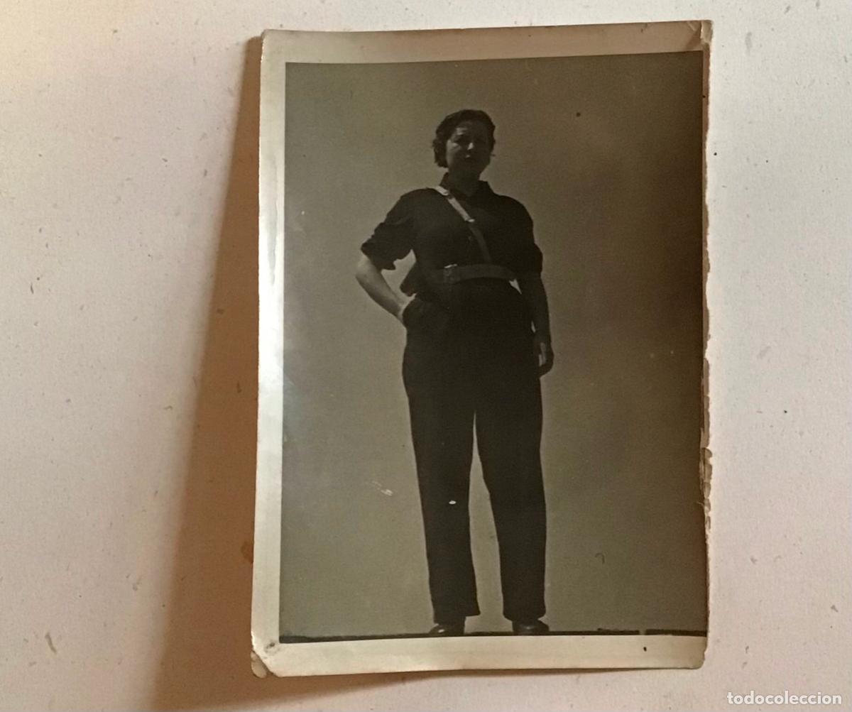 Postales: GUERRA CIVIL, FOTO DE UNA CHICA CON UNIFORME