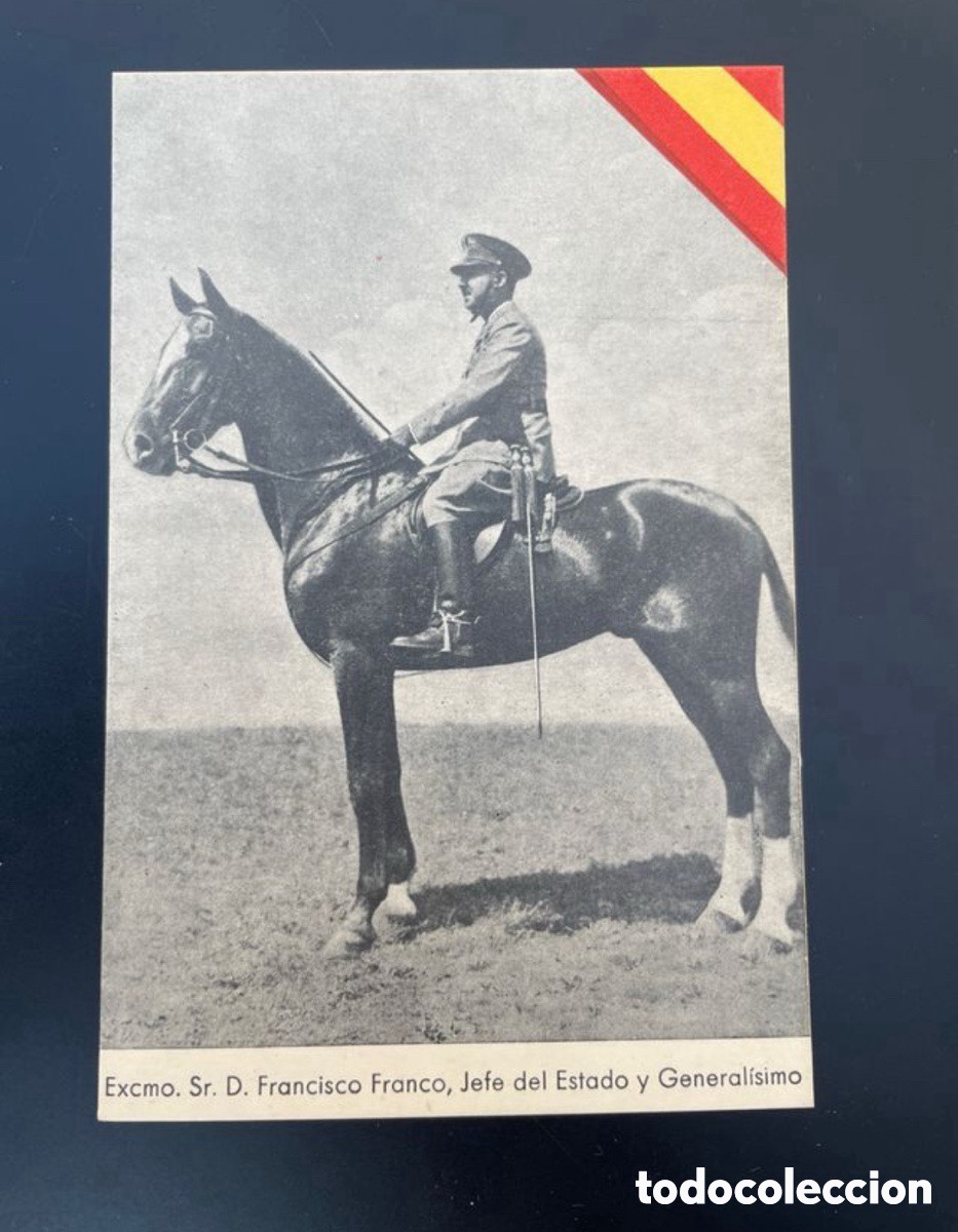 Postales: Postal militar ecuestre. Franco. Uriarte. Ediciones arribas.