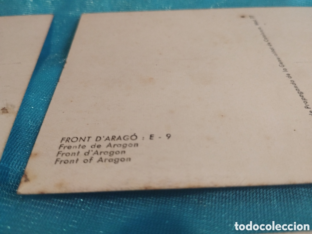 Postales: Lote de 6 postales del Front dArag&oacute; - Foto 10