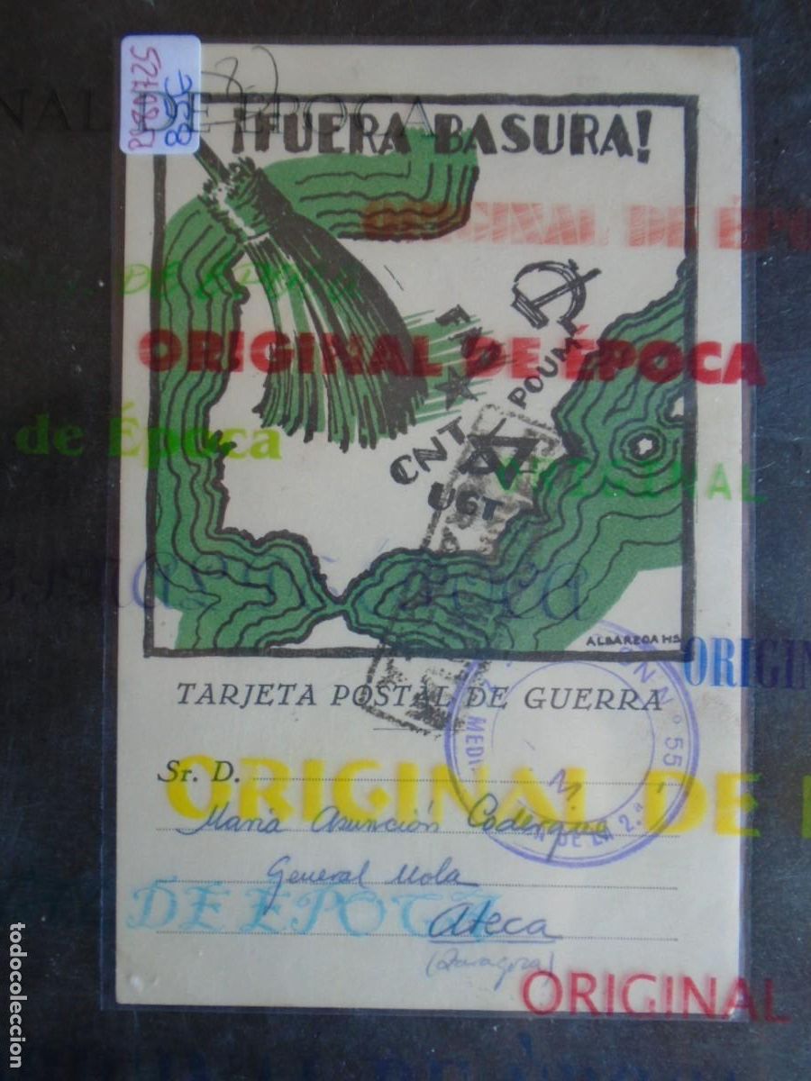 Postales: (PS-80725)TARJETA POSTAL DE GUERRA-GUERRA CIVIL.FRENTE CATALAN 4-4-1938