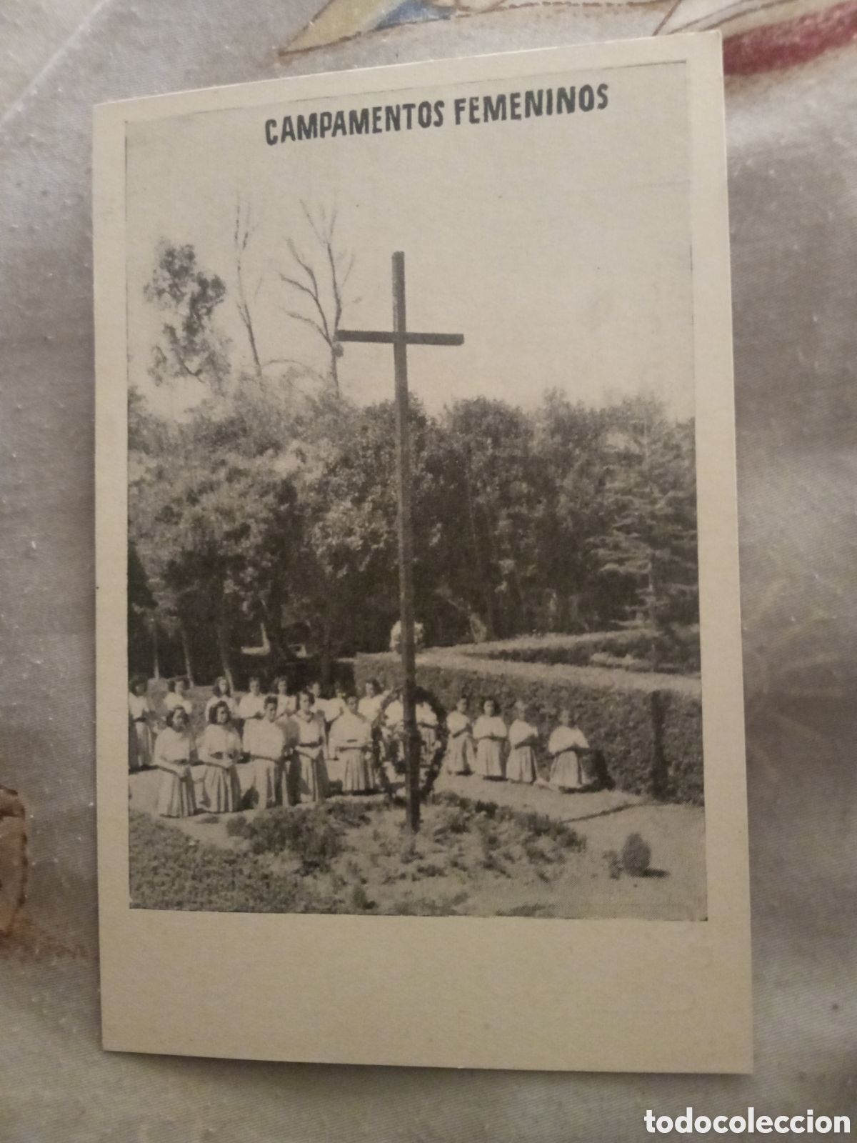 Cartoline: Antigua postal fotogr&aacute;fica, Campamentos Femeninos, Frente de Juventudes