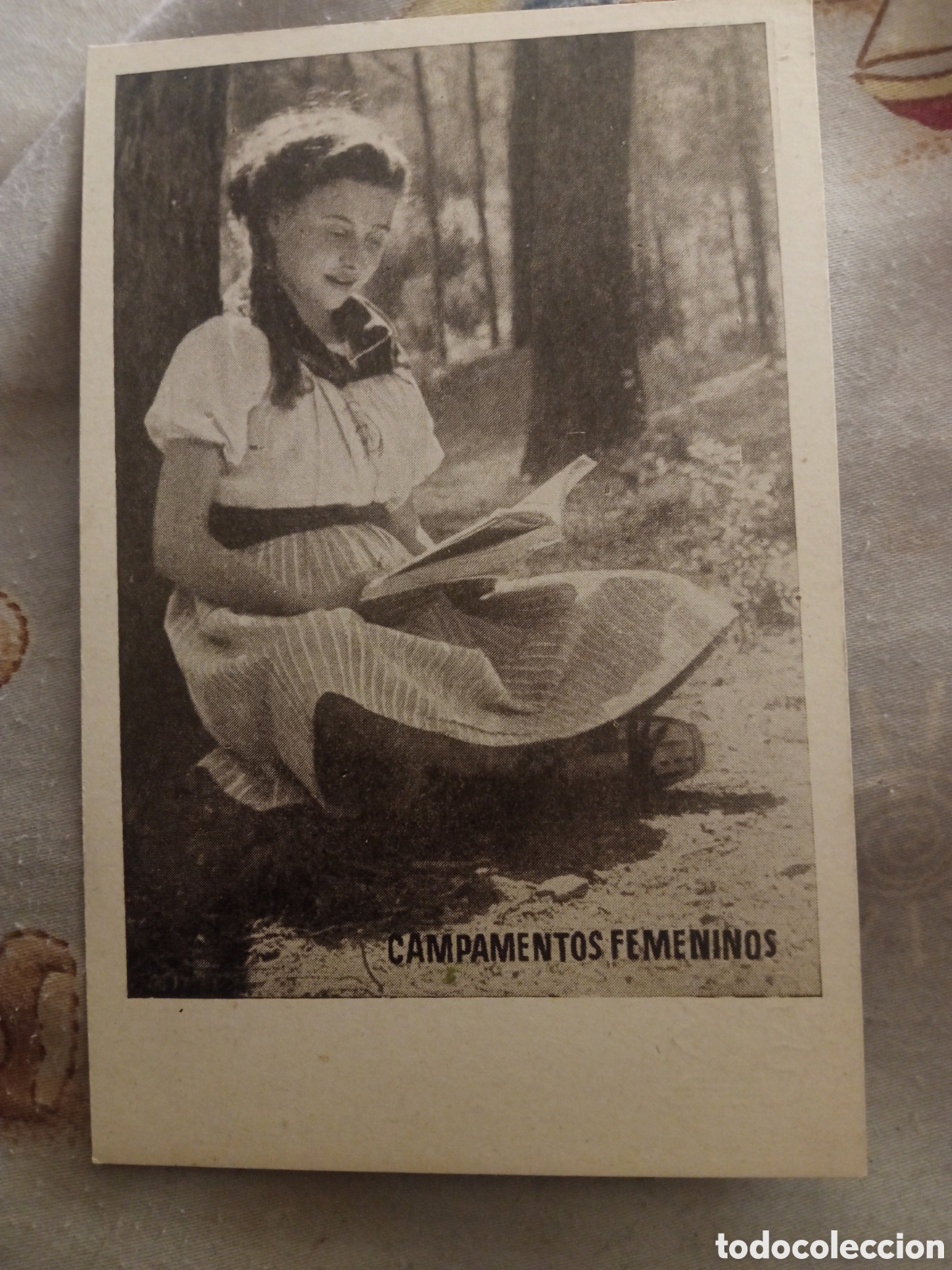 Cartoline: Antigua postal fotogr&aacute;fica, Campamentos Femeninos, Frente de Juventudes