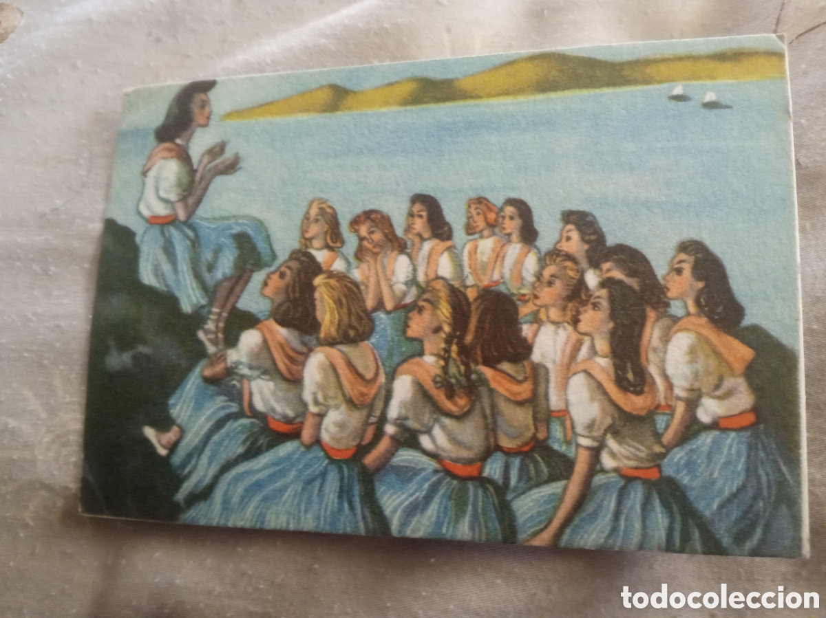 Postales: Antigua postal fotogr&aacute;fica, Secci&oacute;n Femenina, Albergues de Juventudes
