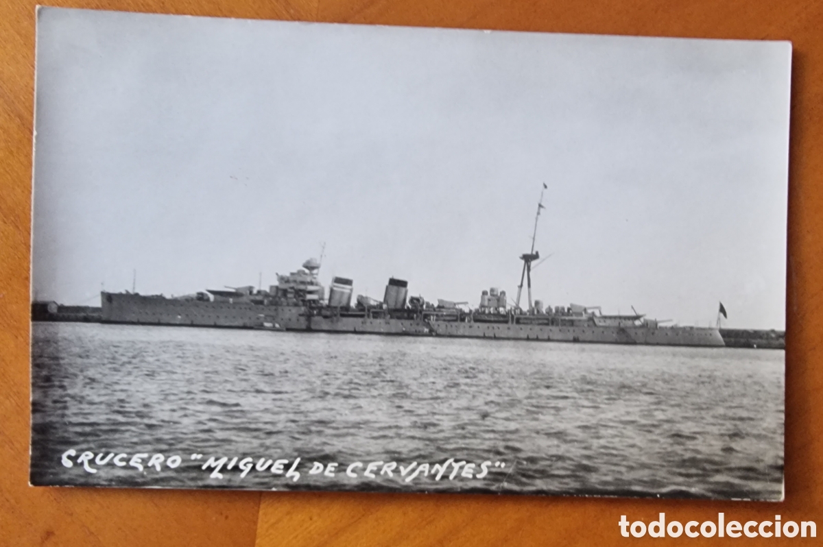 Postales: Postal Guerra Civil Crucero Miguel de Cervantes original ved fotos R10240