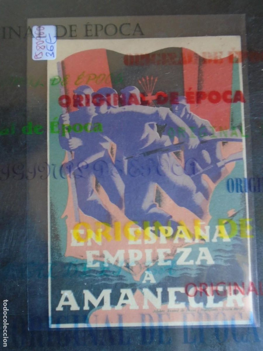 Postales: (PS-80960)POSTAL DEL BANDO NACIONAL-EN ESPA&Ntilde;A EMPIEZA A AMANECER