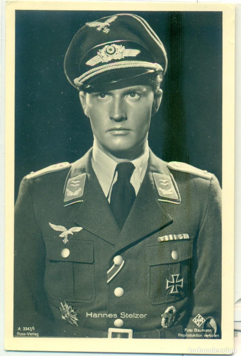 Postales: GUERRA CIVIL. LEGION CONDOR. HANNES STEIZER. ACTOR DE CINE Y PILOTO. HACIA 1936. MUY RARA.