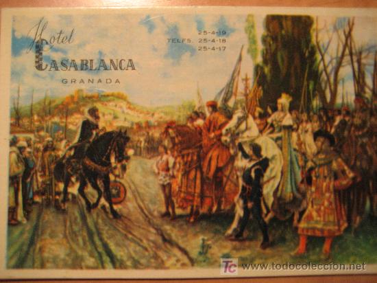 Postales: Hotel Casablanca - Granada - Foto 1