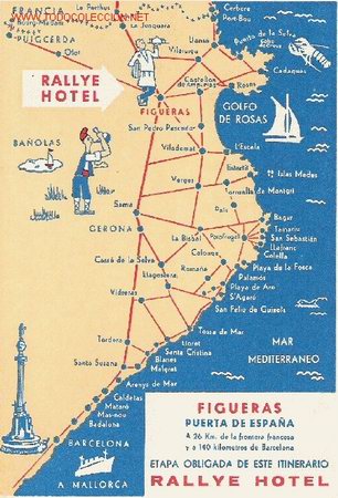 Postales: RALLYE HOTEL. FIGUERAS - Foto 1