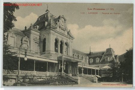 Postales: Postal del casino (Luchon, Pirineos) - Foto 1
