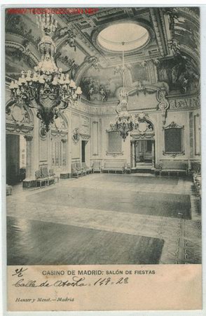 Postales: Postal del casino (Madrid) - Foto 1