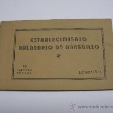 Postales: ESTABLECIMIENTO BALNEARIO DE ARNEDILLO .( LOGROÑO ) . BLOCK 10 POSTALES COLOR SEPIA . HUECOGRABADO