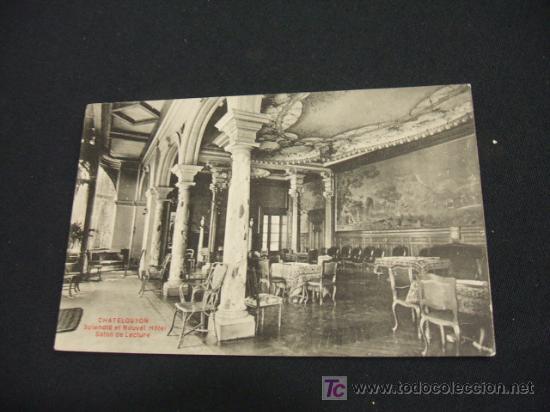 Postales: CHATELGUYON - SPLENDID ET NOUVEL HOTEL - SALON DE LECTURE - - Foto 1