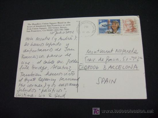 Postales: HOTEL HANDLERY - SAN FRANCISCO - EE.UU. - Foto 2