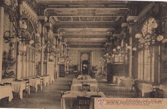 Postales: SAL&Oacute;N DEL GRAN RESTAURANT DEL TIBIDABO. - Foto 1