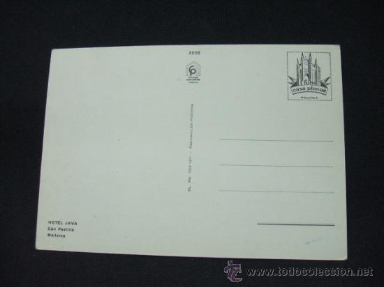 Postales: HOTEL JAVA - CAN PASTILLA - MALLORCA - - Foto 2