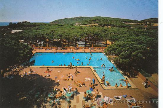 Postales: Palafrugell (Gerona), camping la Siesta