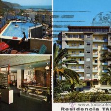 Postales: HOTEL RESIDENCIA TAMAIDE SANTA CRUZ TENERIFE ESCRITA CIRCULADA SELLO. Lote 27936787