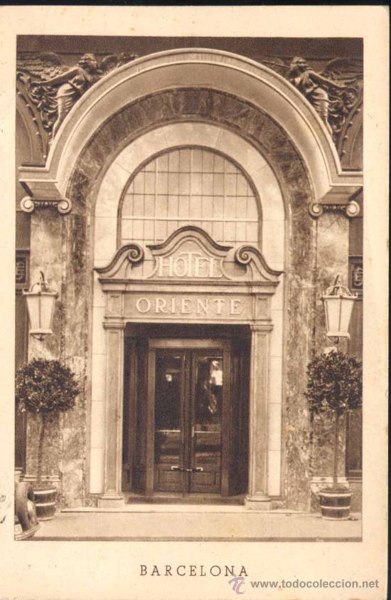 Postales: BARCELONA.- HOTEL ORIENTE - Foto 1