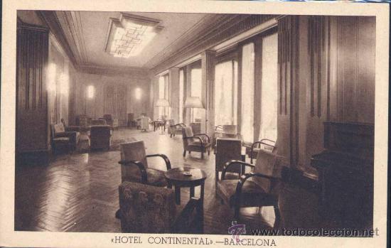 Postales: BARCELONA.- HOTEL CONTINENTAL - Foto 1