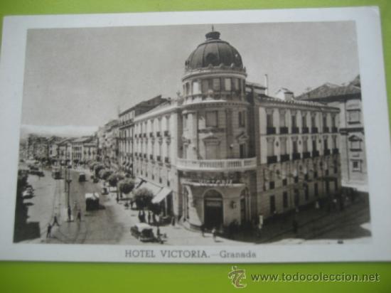 Postales: Granada. Hotel Victoria. - Foto 1