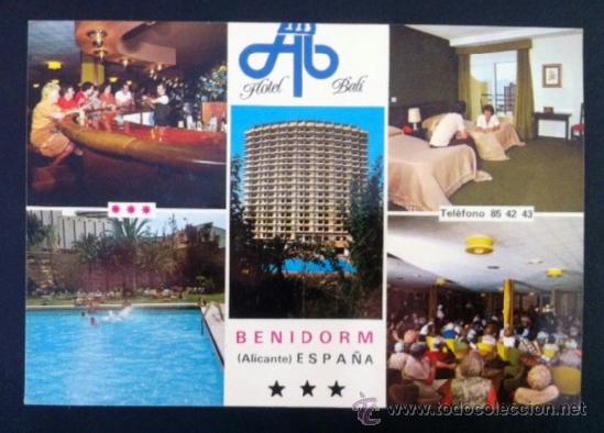 Postales: HOTEL BALI - BENIDORM - Foto 1