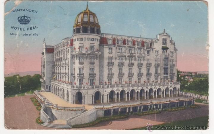 Postales: SANTANDER.- HOTEL REAL - Foto 1