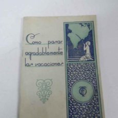 Postales: ANTIGUO CATALOGO PUBLICITARIO DE ESTACIONES TERMALES DE FRANCIA - BALNEARIO - AÑO 1934 - 80 PAG. CON. Lote 38271150
