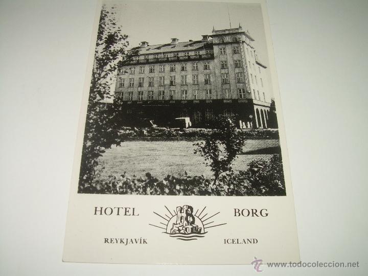 Postales: ANTIGUA POSTAL......HOTEL...BORG - Foto 1