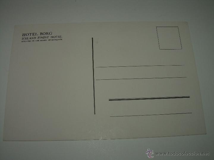 Postales: ANTIGUA POSTAL......HOTEL...BORG - Foto 2