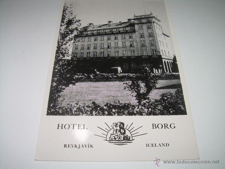 Postales: ANTIGUA POSTAL......HOTEL...BORG - Foto 3