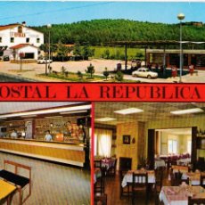 Postales: P- 2437. POSTAL FOTOGRAFICA DE HOSTAL LA REPUBLICA. RIUDELLOTS DE LA CREU.. Lote 51226618
