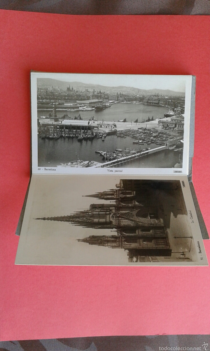 Postales: AVANICO POSTALES DE BARCELONA - Foto 5