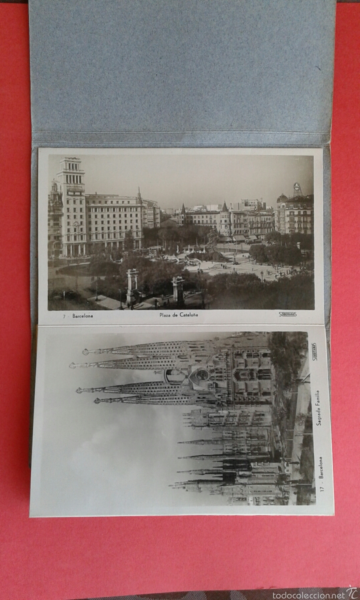 Postales: AVANICO POSTALES DE BARCELONA - Foto 6
