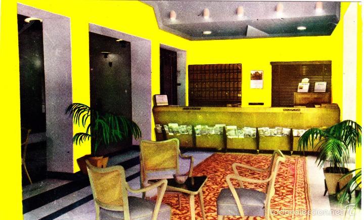 Postales: MALAGA - HOTEL EMPERATRIZ - RECEPCION - EDICIONES E. P. ROSETTE - SIN CIRCULAR - Foto 1