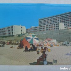 Postales: POSTAL DE LA PLAYA DE MATALASCAÑAS ( HUELVA ), HOTEL, ETC . AÑOS 70. Lote 145163598