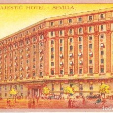 Cartoline: HOTEL, SEVILLA, MAJESTIC HOTEL, SIN CIRCULAR. Lote 156651886