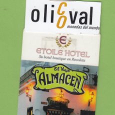 Postales: TARJETA HOTEL ARGENTINA BUENOS AIRES ETOILE EL VIEJO ALMACEN S/R PLATI CARD TH040. Lote 175385900