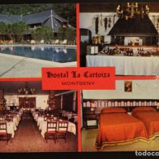 Postales: HOSTAL LA CARTOIXA, CARRETERA DE PALAUTORDERA A MONTSENY, POSTAL SIN CIRCULAR DEL AÑO 1983