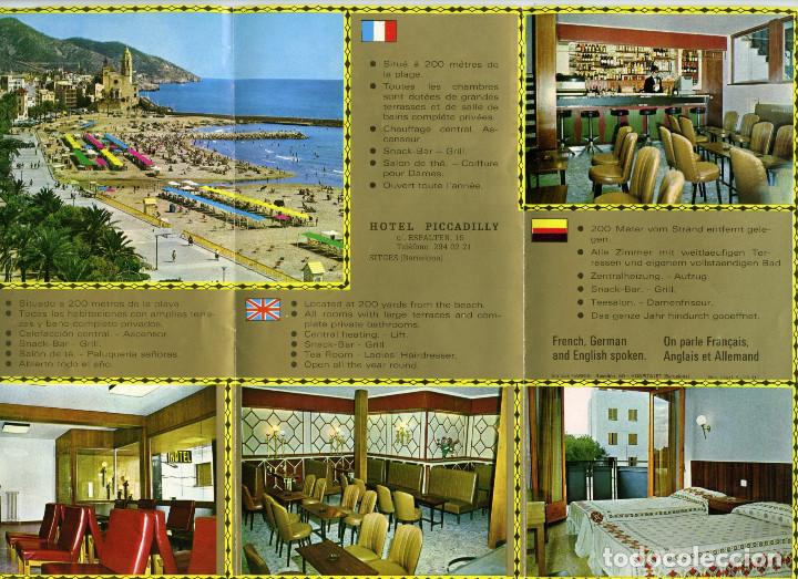 Postales: TR&Iacute;PTICO HOTEL PICADILLY, SITCHES 1965 - Foto 2