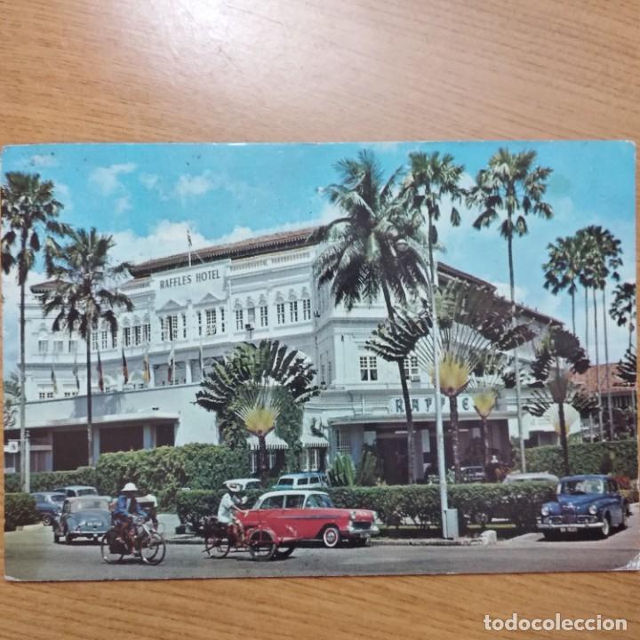 Postales: Hotel raffles.singapour.circulada.1982. - Foto 1
