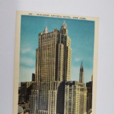 Postales: P-12798. WALDORF ASTORIA HOTEL, NEW YORK. 1950.