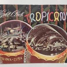 Cartoline: POSTAL HAVANA CUBA NIGHT CLUB TROPICANA. A PARADISE UNDER THE STARS. Lote 363063985