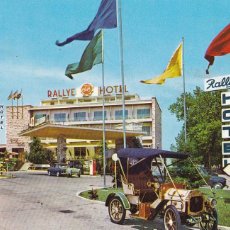Postais: HOTEL RALLEY, FIGUERAS GIRONA. ED. MALLAL. SIN CIRCULAR. AÑO 1965. Lote 363142535