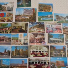 Postales: HOTELES / BALNEARIOS. LOTE DE 25 POSTALES DE LOS AÑOS 70. ESPAÑA. CASI TODAS SIN ESCRIBIR. 150 GRAMO