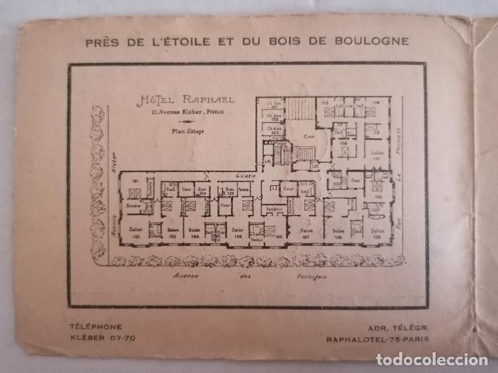 Postales: POSTAL, HOTEL RAPHAEL-PARIS - Foto 2