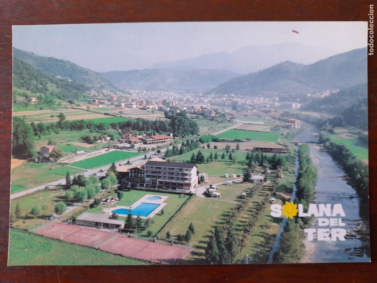 una postal de solana del ter, en ripoll, comple - Compra venta en  todocoleccion